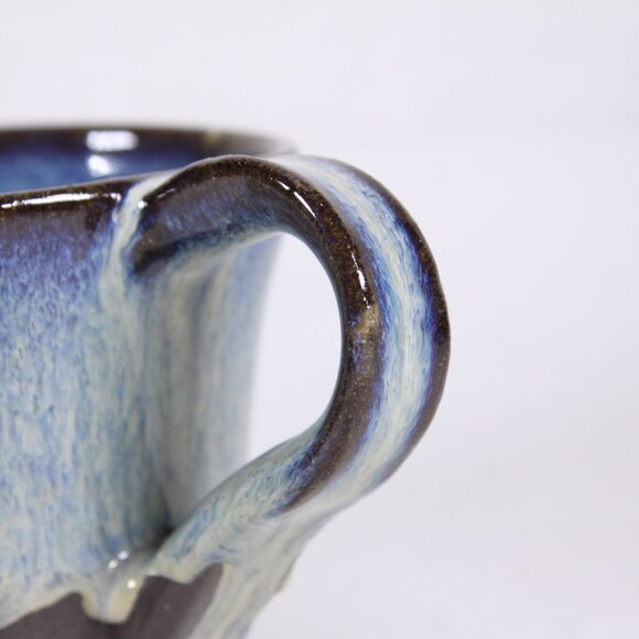 Handmade ceramic pottery mug with delicious drippy glaze - Picture 7 of 10